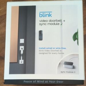 Blink Video Doorbell with Sync Module 2
